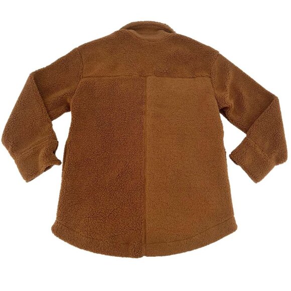 Weatherproof Women's Brown Sherpa Shirt Jacket / Various Sizes - Picture 2 of 4